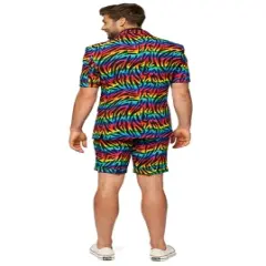 OppoSuits Men's Suit - Summer Wild Rainbow - Multicolor