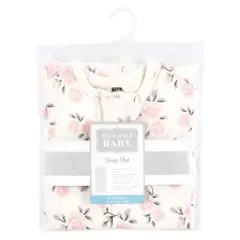 Hudson Baby Infant Girl Sleep Pod, Neutral Pink Floral, 0-2 Months