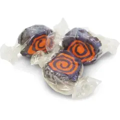 Halloween Black and Orange Cream Taffy Chews by It's Delish
