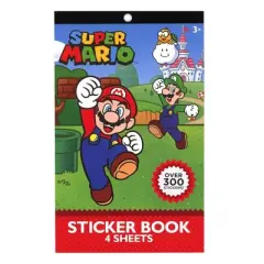 Innovative Designs Super Mario 4 Sheet Sticker Pad | 300+ Stickers