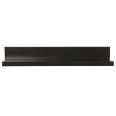 48" x 4.5" Picture Ledge Wall Shelf  Black - Inplace