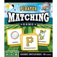 MasterPieces Officially Licensed MLB Pittsburgh Pirates Matching Game for Kids and Families