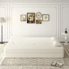 Modern Convertible Floor Sofa Bed with 2 Pillows, Folding Foam Sleeper Couch, No Assembly Sofa for Guest Room or Living Room-Tanpinhause