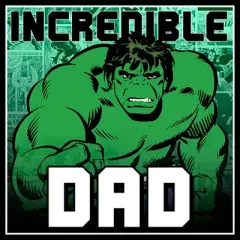 Men's Marvel Father's Day Hulk Incredible Dad T-Shirt