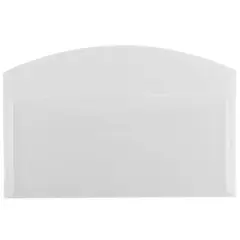 JAM Paper 12pk 4 1/4''"x9 3/4'' Plastic Envelopes with Tuck Flap Closure - Clear: Document Storage Organizer, Filing Accessories