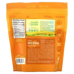 Health Garden Organic Date Sugar Sweetener, 16 oz (453 g)