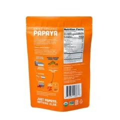 Mavuno Harvest Organic Dried Papaya Fruit Snacks, a Vegan & Gluten Free Healthy Snack with No Preservatives or Added Sugars