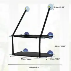 Unique Bargains Cat Window Perch 20.08"x12.2"x11.02" 1 Pc