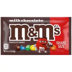 M&M'S Milk Chocolates King Size Candy Bag - 3.14oz