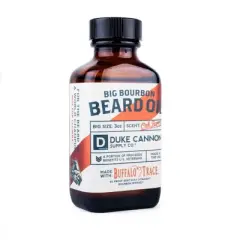 Duke Cannon Big Bourbon Beard Oil - Bourbon Oak Barrel Scent - Beard Oil for Men - 3 fl. oz