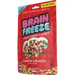 Brain Freeze - Rainbow Crunch - Fruit Candy - 5.6 oz - Case of 12