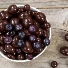 Milk Chocolate Blueberries by It's Delish