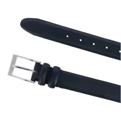 CTM Men's Smooth Feather Edge Belt