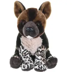 Wild Republic Cuddlekins African Wild Dog Pup Stuffed Animal, 12 Inches