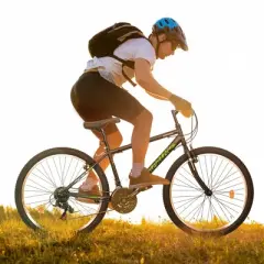 INFURNIC Bicycles 26 Inch Mountain Bike 21-Speed Carbon Steel Frame Dual V-Brakes for Teens and Adults, Black, 69.57"*27"*39"