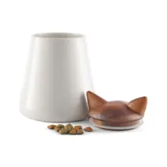 nambe Cat Treat Jar