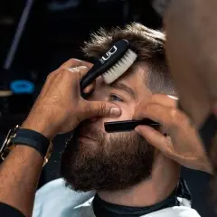 L3 Straight Razor Holder - Excellent Grip and Control - Precision Shaving Control - Level Three Straight Razor Holder (Blue)