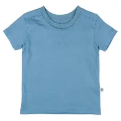 Honest Baby Boys' 4pk Organic Cotton Short Sleeve T-Shirt - Blue/White