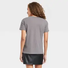 Women's The Rolling Stones Retro Short Sleeve Graphic T-Shirt - Charcoal Gray