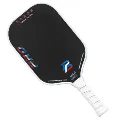 PBPRO 16.4'' Infinity Patriot 13.0 Raw Carbon Fiber Paddle Traditional Pickleball Paddle - Black