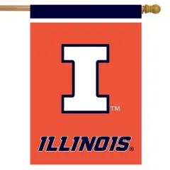 Briarwood Lane Illinois Fighting Illini House Flag NCAA Licensed 28" x 40"