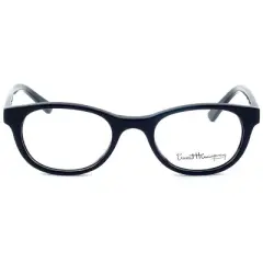 Ernest Hemingway H4632 45mm Women's Acetate Oval Designer Eyeglasses OR Blue Light Filter OR Reading Glasses in Black