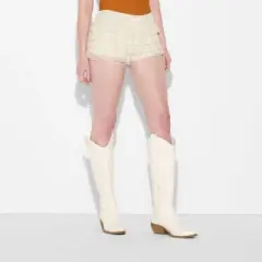 Women's High-Rise Bloomer Shorts - Wild Fable&trade; Cream