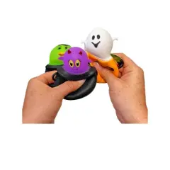 Big Time Toys Halloween Squish Pop Fidget Toy Bat and Cauldron