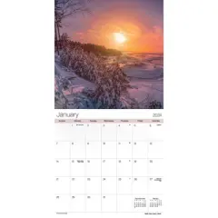 Trends International Inc. 2023-24 Wall Calendar 12"x12" Sunsets