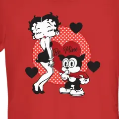 Junior's Betty Boop Valentine's Day Bimbo Be Mine T-Shirt