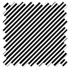 Bacati - Love Black/white Warp Stripes Crib/Toddler Bed Skirt