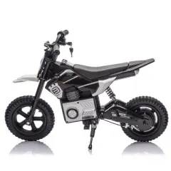 24V 200W Kids Ride On Motocross Motorcycle, Adjustable speed Electric Dirt Bike Toy with LED, Bluetooth, Music, Horn, Gift for Boys Girls