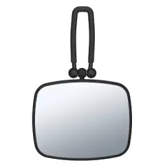 Conair Soft Touch Large Black Rectangle Mirror