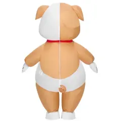 SYNCFUN Adults Inflatable Halloween Costumes, Full Body Bulldog Inflatable Costume, Brown Blow Up Puppy Costumes