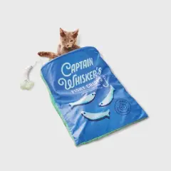 Captain Whiskers Fish Crisps Crinkle Bag Cat Plush Toy - Boots & Barkley&trade;