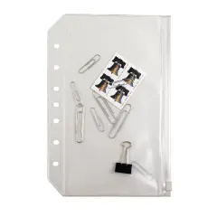 Day-Timer Vinyl Zip Pouch Loose-Leaf Desk 455170