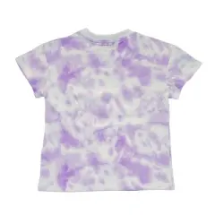 Girls' That Girl Lay Lay Tie-Dye Short Sleeve Shirt - Purple