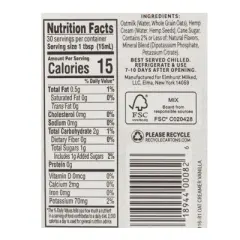 Elmhurst French Vanilla Oat Creamer 16 oz