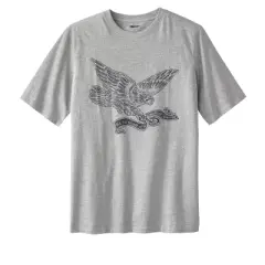 Liberty Blues Men's Big & Tall Americana Screen Tee