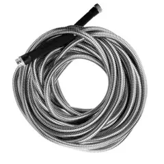 Bionic Steel 25 Foot 304 Stainless Steel Metal Garden Hose