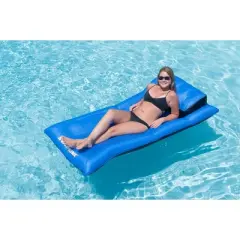 Swimline 78" Water Sports Inflatable Ultimate Mattress Swimming Pool Lounger - Blue