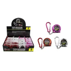 Diamond Visions Max Force 6 ft. L Carabiner Tape Measure 1 pk (Case of 24)