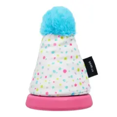 BARK Super Chewer Treat Yourself Party Hat Dog Treat Dispenser Toy