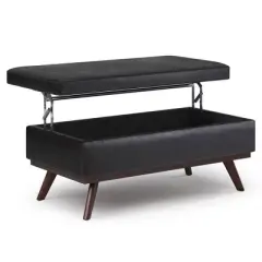 Large Ethan Lift Top Coffee Table Storage Ottoman - WyndenHall