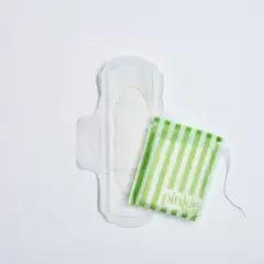 Pinkie Tween & Teen Ultra-Thin Organic Topsheet Pads with Wings - Size Small - 18ct