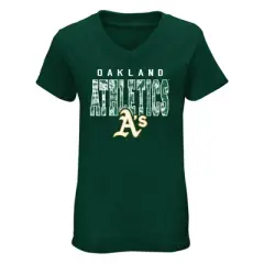 MLB Oakland Athletics Boys' V-Neck T-Shirt
