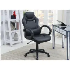 NicBex Swivel Gaming Chair with Adjustable Height&Wheels,Ergonomics Office Chairs Video Game Chaise for Office&Home,Upholstery Leisure Chair