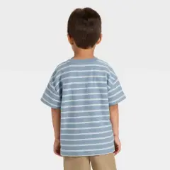 Toddler Boys' Short Sleeve Striped Jacquard T-Shirt - Cat & Jack&trade;