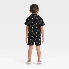 Grayson Mini Toddler Boys' Button Down Short Sleeve Shirt and Shorts Set