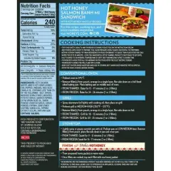 Sea Pak Morey's Blackened Wild Salmon with Mike's Hot Honey Frozen - 11oz